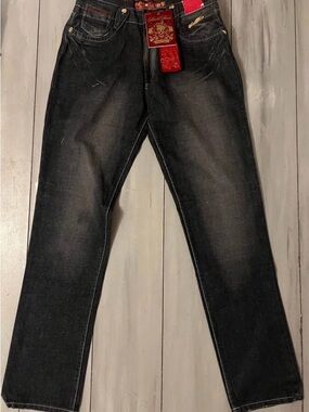 Vtg Stash House Jeans Men 32x32
Black Y2K Distressed
